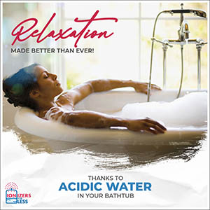 Acidic Water in Bathtub